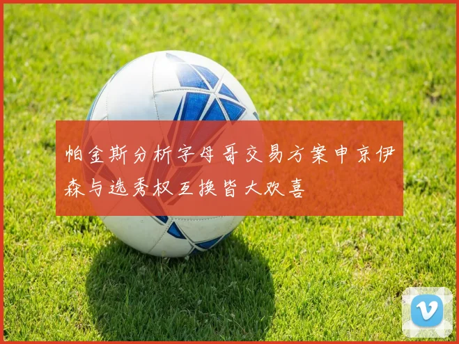 帕金斯分析字母哥交易方案申京伊森与选秀权互换皆大欢喜